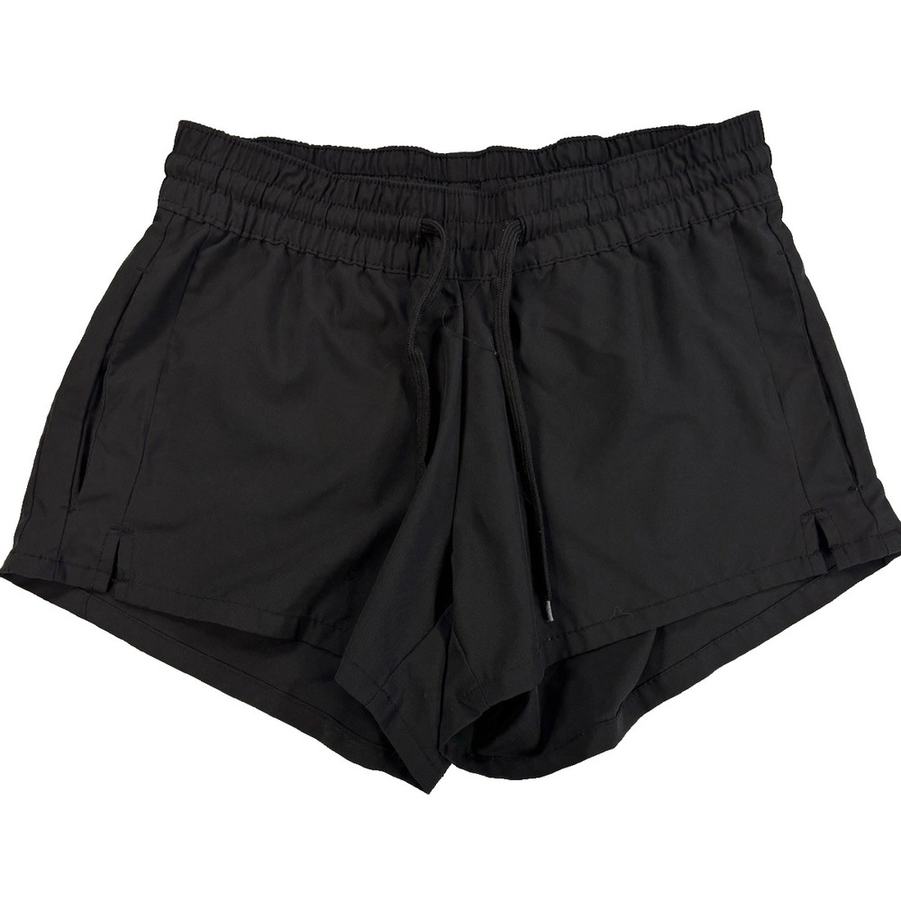 Kanu Surf Women's 0 Black Swim Shorts Athleisure Beach Vacation Resort Active